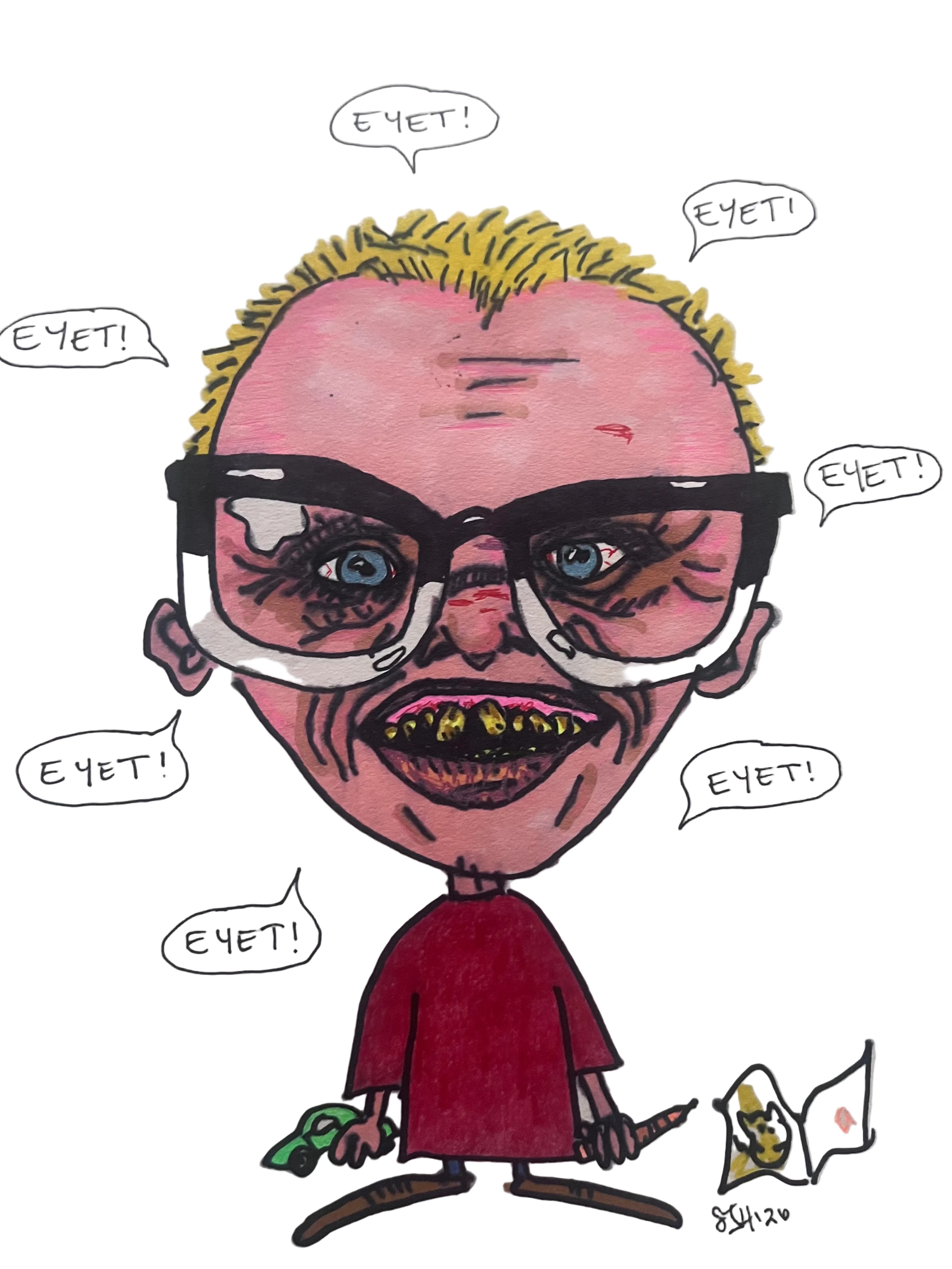 EYET! Original hand drawn artwork